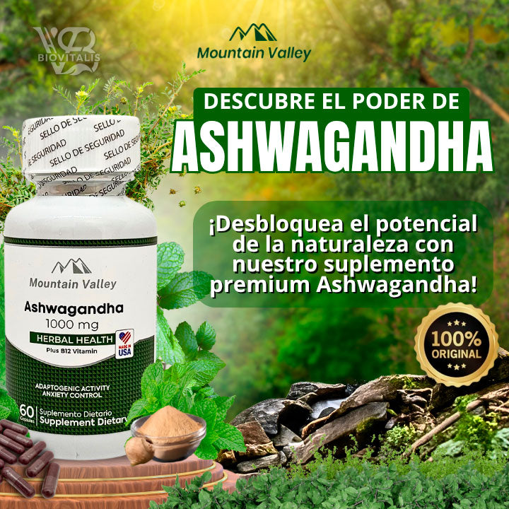 Ashwagandha Suplemento Natural Antiestrés