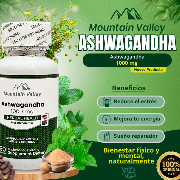 Ashwagandha Suplemento Natural Antiestrés